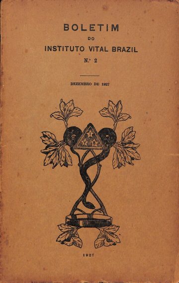 Boletim do Instituto Vital Brazil, Número 2, Publicado:1927
