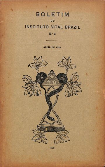 Boletim do Instituto Vital Brazil, Número 3, Publicado:1928