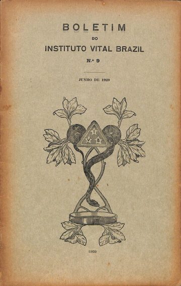 Boletim do Instituto Vital Brazil, Número 9, Publicado:1929