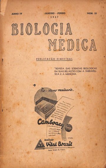 Biologia Médica, Volume 4, Número 10, Publicado:1937