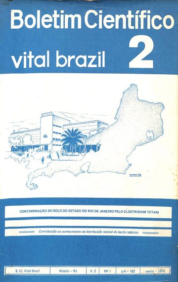 Boletim Científico Vital Brazil, Volume 2, Número 1, Publicado:1975